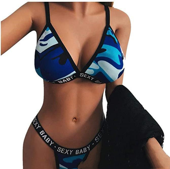 Underwear Se Xy Camouflage Bikini Two Sets