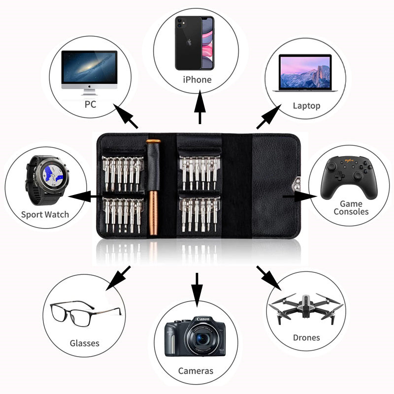 25 In 1 Screwdriver Set Torx Multifunctional Precision Screwdriver For Device Phones Tablet PC DIY
